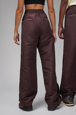 Pantalon taille haute - Marron