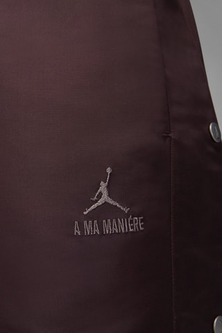 Pantalon taille haute - Marron