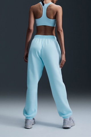 Pantalon polaire oversize taille haute - Turquoise - Nike