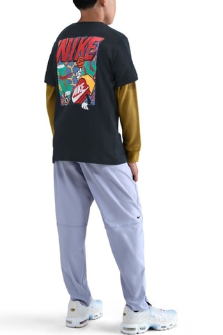 Pantalon polaire Nike Sportswear Tech Woven - Gris clair et noir