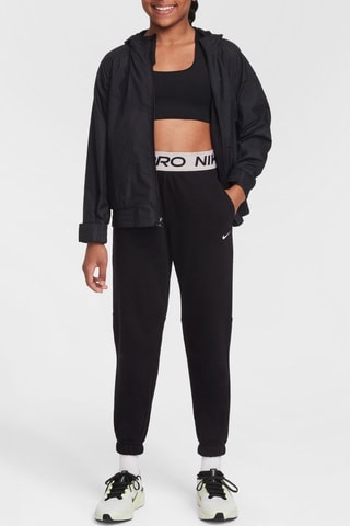 Pantalon polaire taille haute Nike Pro - Noir