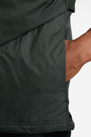 Veste sans manches - Vert foncé et blanc