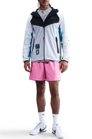 Coupe-vent à capuche - Noir et blanc