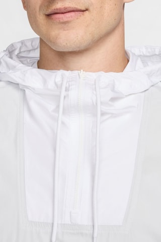 Coupe-vent à capuche - Blanc