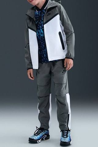 Veste à capuche Nike Tech - Blanc et gris clair