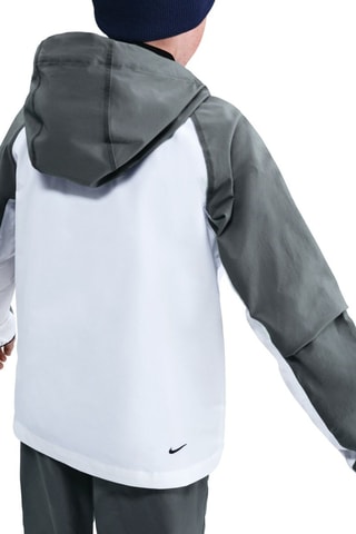Veste à capuche Nike Tech - Blanc et gris clair