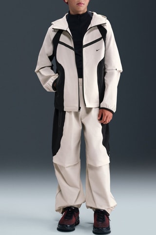 Veste polaire à capuche Tech - Beige