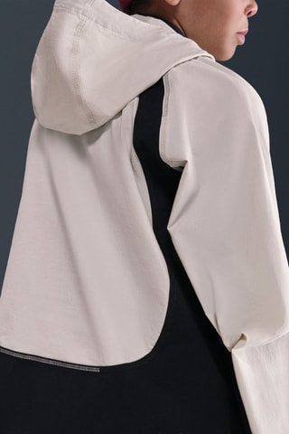 Veste polaire à capuche Tech - Beige