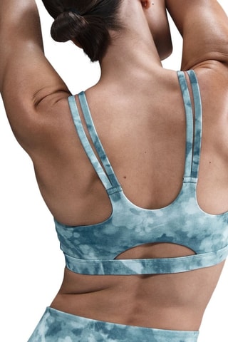 Brassière de sport push-up Zenvy - Bleu canard