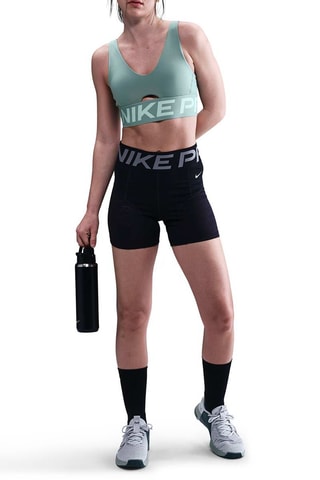 Brassière d’entrainement push-up Pro Indy Plunge - Vert d’eau