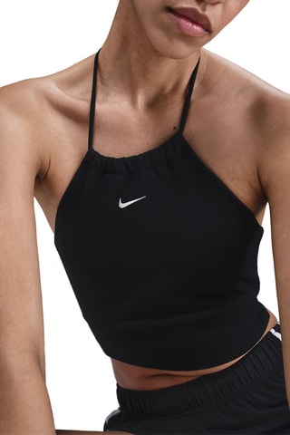 Crop top polaire - Noir - Nike