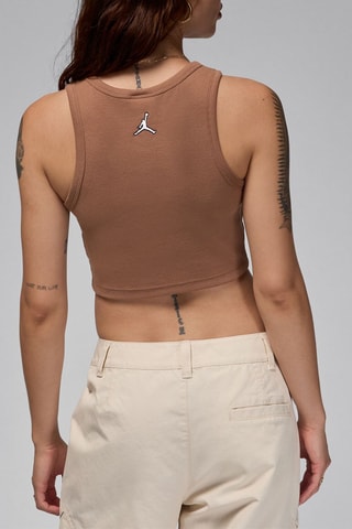 Crop top d’entraînement Jordan - Marron