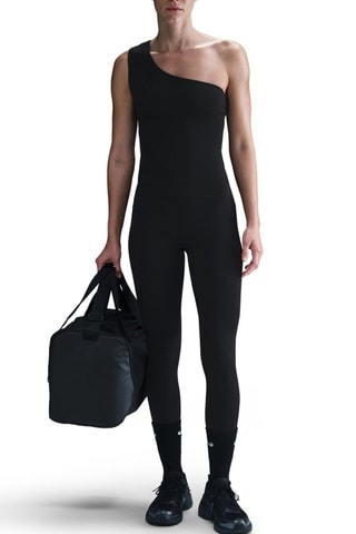 Top asymétrique Nike Zenvy - Noir