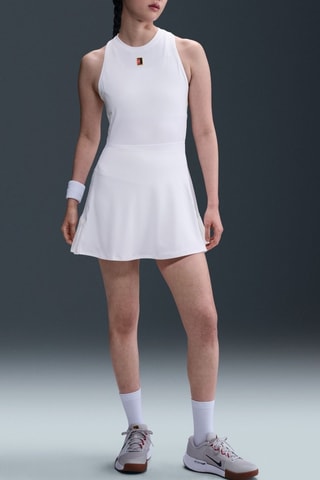 Robe patineuse de tennis Nike Court Slam - Blanc