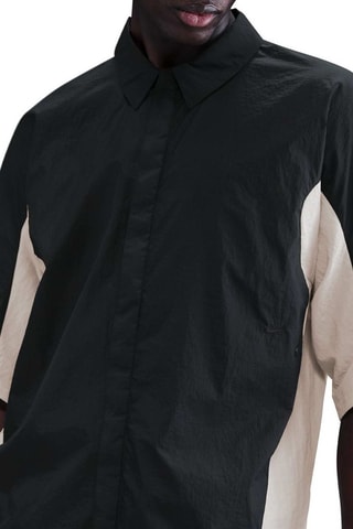 Chemisier oversize Tech - Noir