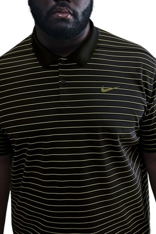 Polo de golf Nike Dri-Fit Victory - Noir et vert olive