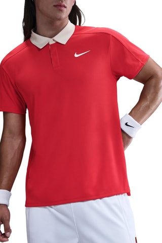 Polo slim de tennis Slam - Rouge