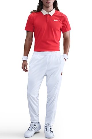 Polo slim de tennis Slam - Rouge