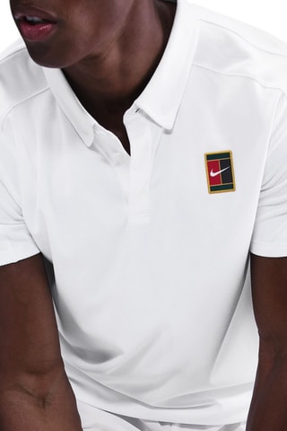 Polo slim de tennis Slam - Blanc