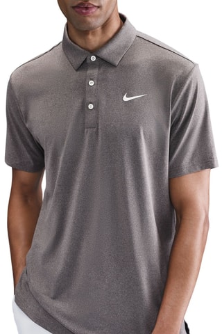 Polo de golf Nike Tour - Marron chiné