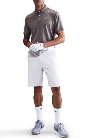 Polo de golf Nike Tour - Marron chiné