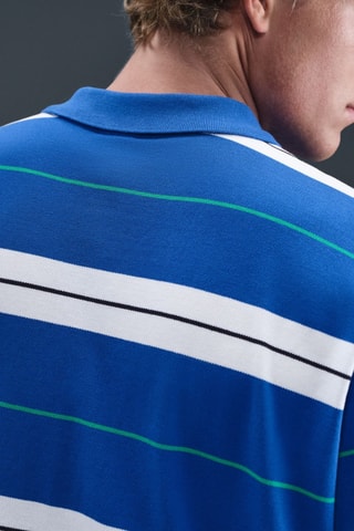 Polo oversize Club - Bleu roi