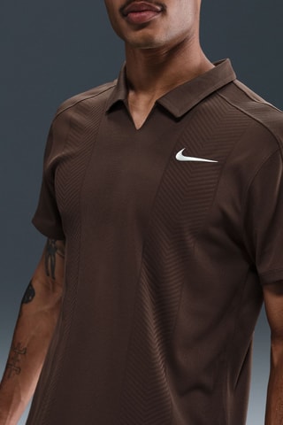 Polo de tennis Slam - Marron