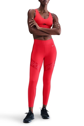 Legging taille haute - Rouge