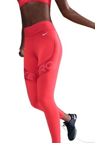 Legging taille haute - Rouge