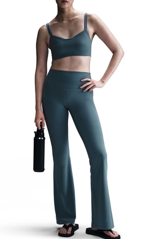 Legging taille haute Zenvy - Bleu canard