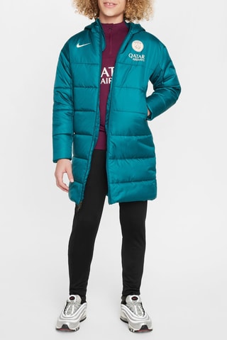 Doudoune longue de football Paris Saint-Germain - Bleu canard - Nike