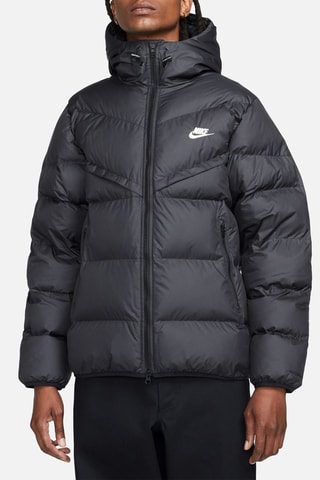 Doudoune à capuche - Noir