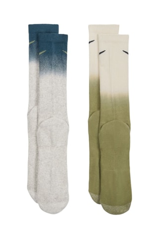 2 paires de chaussettes dip and die - Bleu électrique et kaki - Nike