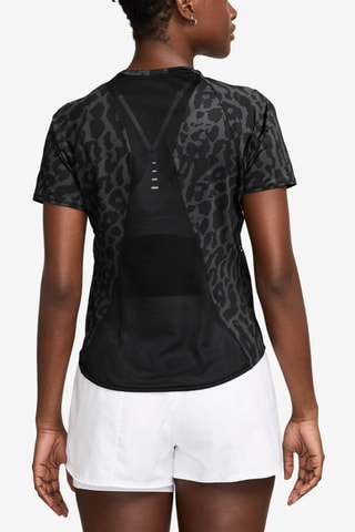 T-shirt de running Nike Swift - Noir et gris