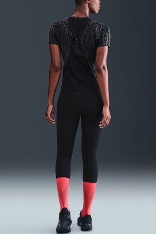 T-shirt de running Nike Swift - Noir et gris