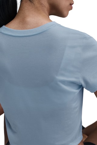 T-shirt cropped - Bleu clair - Nike