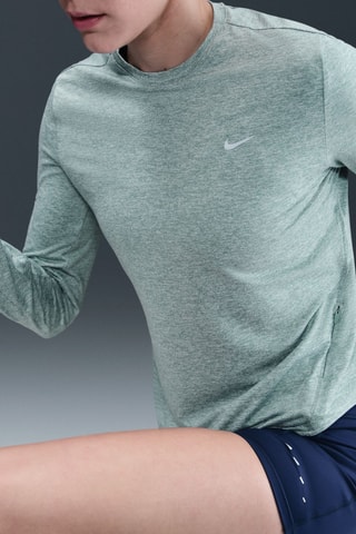 T-shirt de running Nike Swift - Vert clair chiné