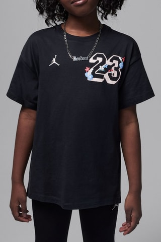 T-shirt Summer Bloom - Noir