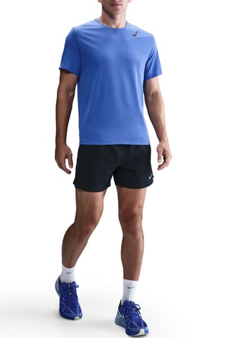 T-shirt de running Aeroswift - Indigo et noir