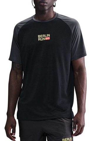 T-shirt de running Stride - Noir