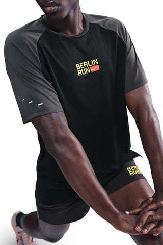 T-shirt de running Stride - Noir