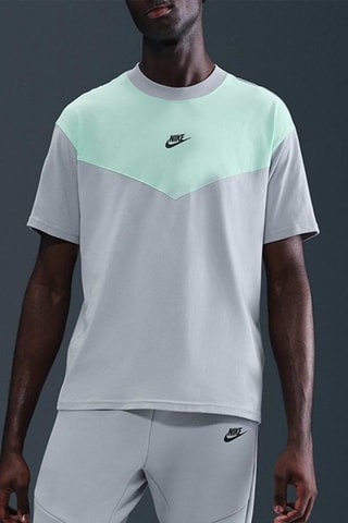 T-shirt ample Tech - Gris clair