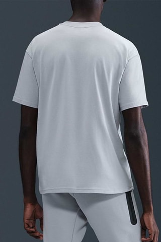 T-shirt ample Tech - Gris clair