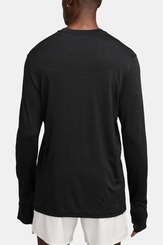 T-shirt de running en laine - Noir