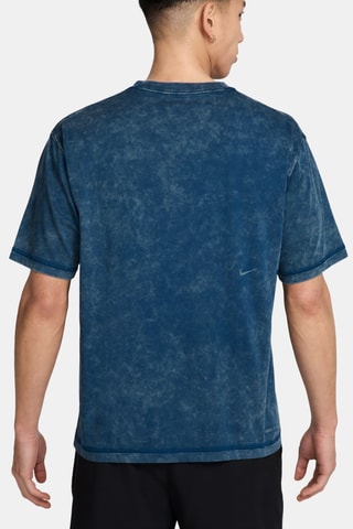 T-shirt ample de fitness dip and dye Gym Heritage - Bleu canard