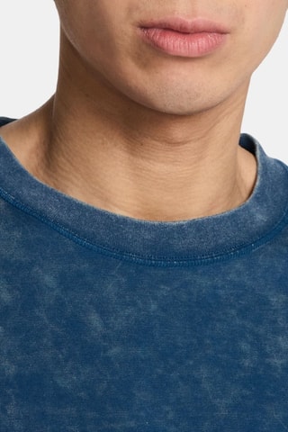 T-shirt ample de fitness dip and dye Gym Heritage - Bleu canard