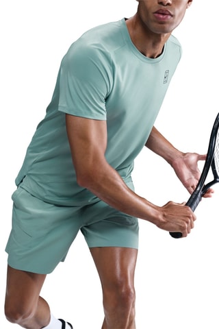 T-shirt de tennis Advantage - Kaki