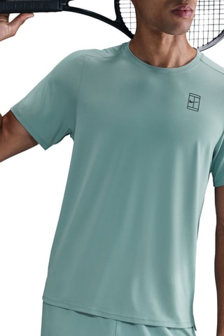 T-shirt de tennis Advantage - Kaki