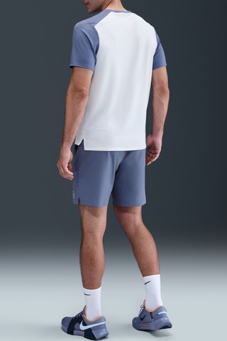T-shirt slim de tennis NikeCourt Advantage - Indigo