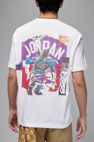 T-shirt ample Michael Jordan - Blanc